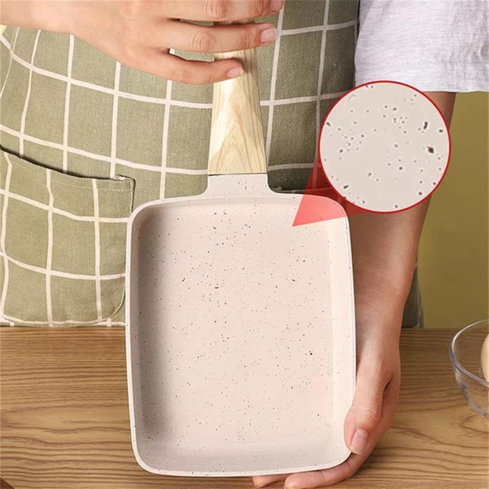 Rectangle Egg Roll Pan NonStick Small Steak Frying Pan Mini Breakfast Maker  Cooking Tools