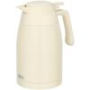 Dishwasher-safe Thermos Stainless Steel Pot, 1.5L, Ivory, Tabletop Insulated Pot with Wide Mouth Design, TTG-1500 IV