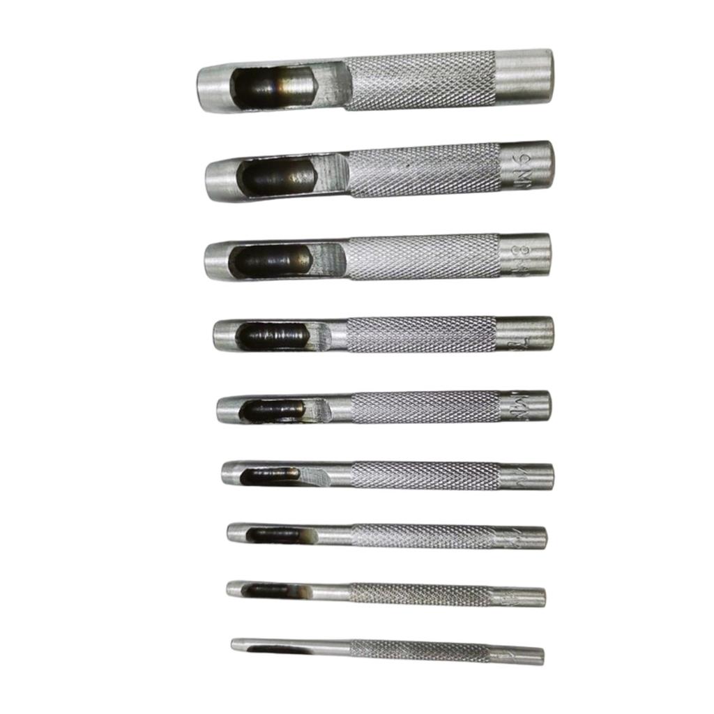 MultiSize Alloy Steel Punching Rod Set Punching Drill For Precise Hole Cutting In Leather Crafting And DIY Projects