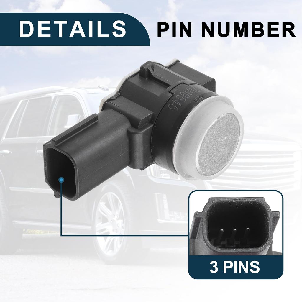 TUCKBOLD 52019545 Cadillac Escalade 6. Reverse Parking Assist Sensor for 2015-2017 | 1 Front Rear Bumper Parking Assist Sensor