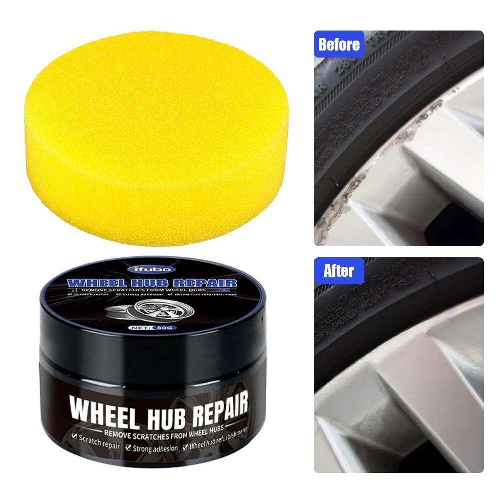 50g 80g Wheel Hub Scratch Repair Wax Automobile Tire Detail Repair and Deep Conditioning Repair Tire Shine Tyre Retreading Wax