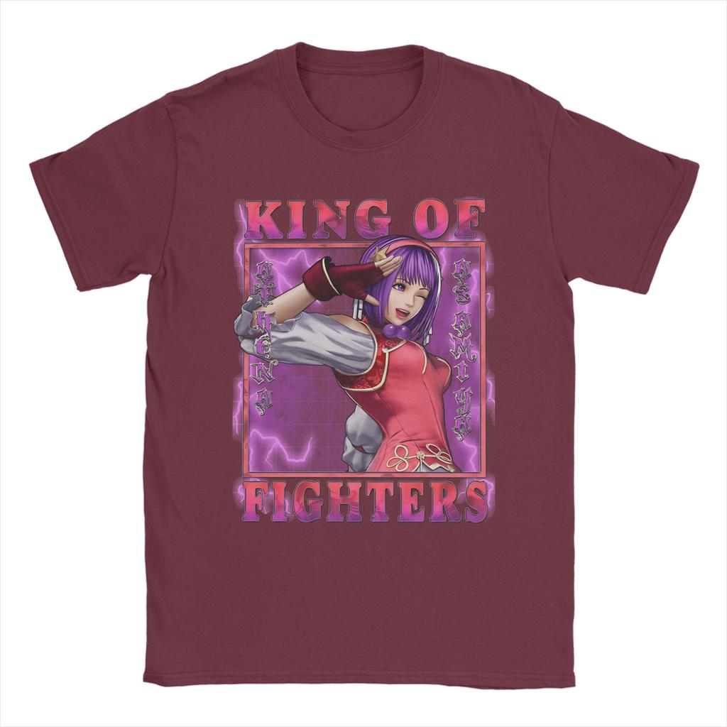 King of Fighters XV Eternal Psychic Idol Athena Asamiya T Shirt Summer Hippie T Shirts Unisex Clothing Short Sleeve Y2K Funny Tops