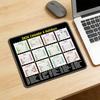 2026 Takvimli Mouse Pad Dikdörtgen Su Geçirmez Ev Ofis Oyun Bilgisayarı Dizüstü Mousepad Kaymaz Kauçuk Tabanlı Masa Matı PC Aksesuarları