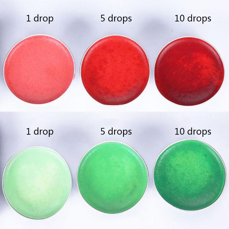 20 Farben Kunsttinte, Alkoholharz-Pigment-Set, flüssiger Harzfarbstoff, Farbstoff-Tintendiffusion für konzentrierte UV-Harzfärbung