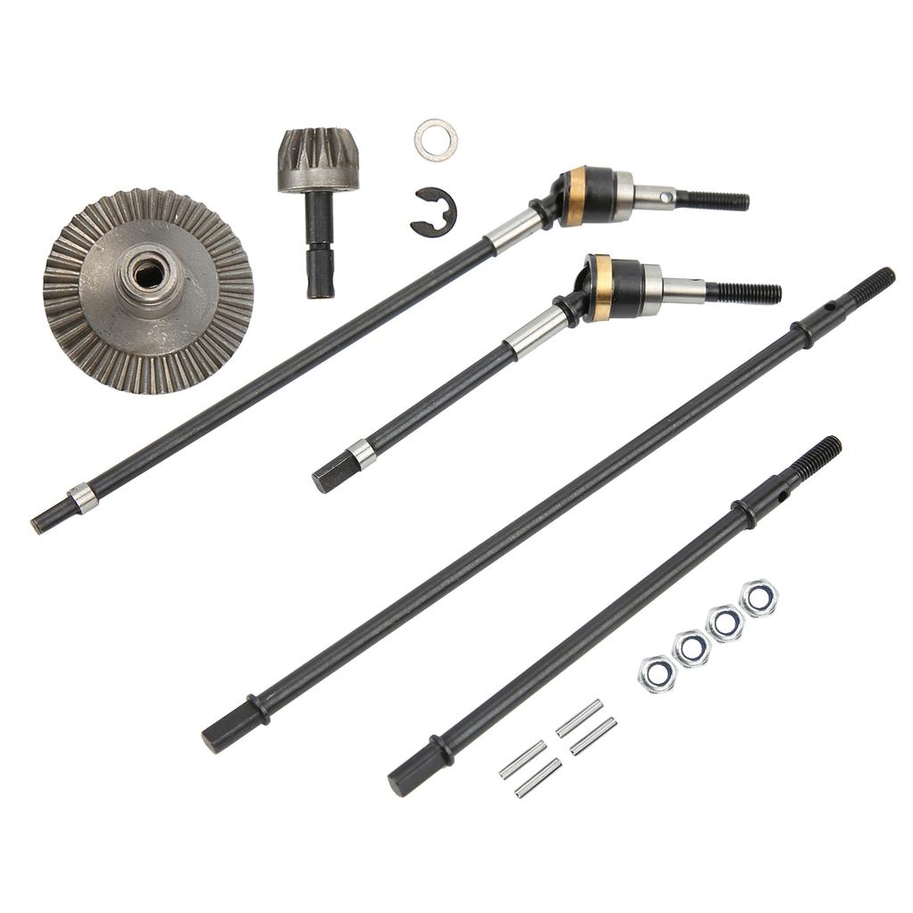RC Front Rear Drive Shaft Axle with 38T and 13T Gear Set for Axial Wraith RR10/90018