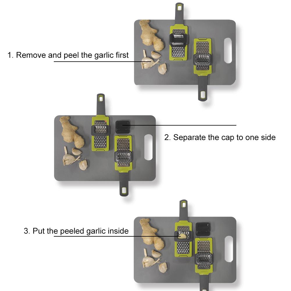 Garlic Press Stainless Steel Garlic Presser Upgrade Garlic Press