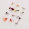 Sharpened Artificial Insect Lure Bait Mental Fish Tackle Fishing Flies Dry Fly Lure  Outdoor