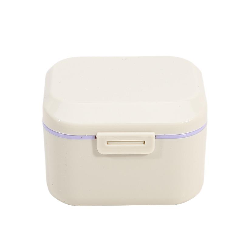 Retainer Case Portable Mouth Guard Box Oral Cleaning False Teeth Denture Storage Box Nail Tools Storage Box NEW