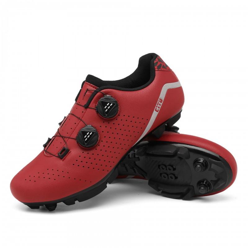 Mens Cycling Shoes Hard Sole Breathable Clipless Road MTB Bike Mountain Biking
