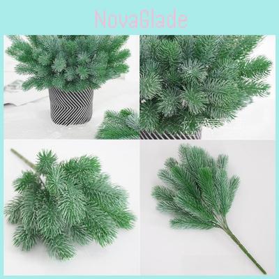 Christmas Wreath Artificial Pine Needle Decor With Plastic Conifer For Home Display And Photography