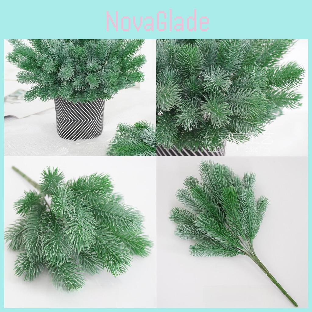 Christmas Wreath Artificial Pine Needle Decor With Plastic Conifer For Home Display And Photography
