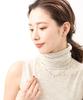 [VINGTAINE] Freshwater Pearl Necklace, Medium Chain, Screw Chain, Simple, Gift for Women, Casual and Cute, C3330-S-