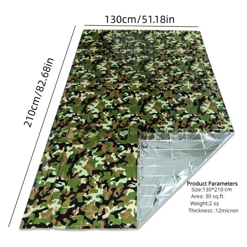 Emergencies Thermal Blanket Outdoor Survivals Blankets Aluminum Film First Aids Blanket