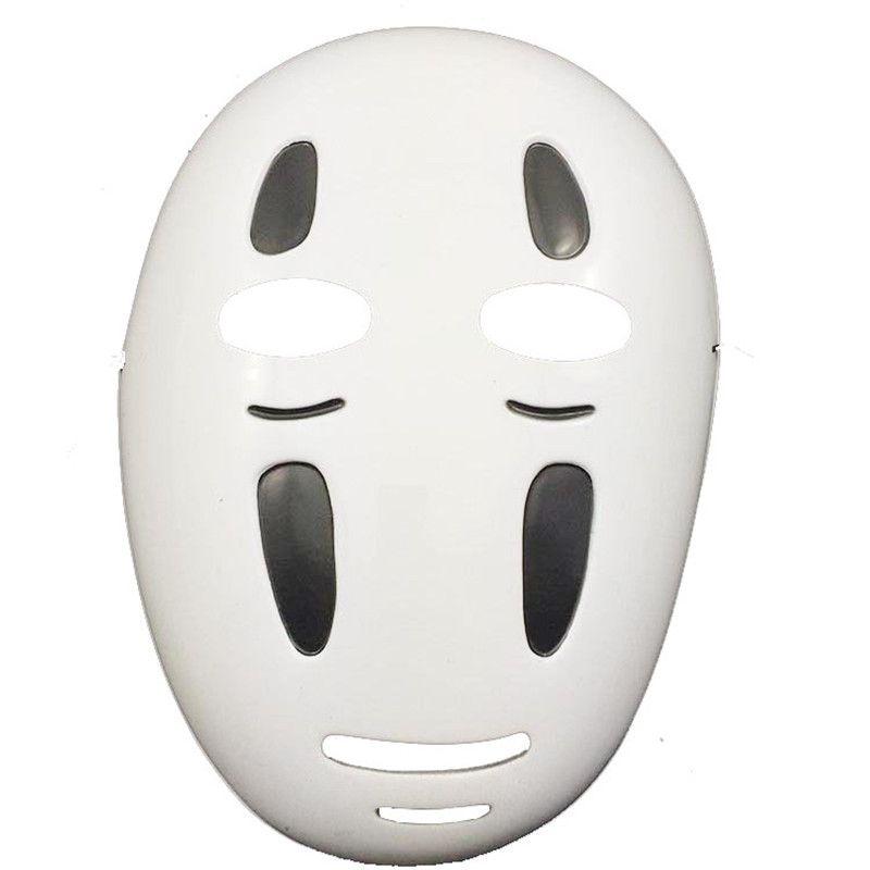 Away Spirited No Face Man Cosplay Costume Clothes Long Robe Mask Gloves Set Full