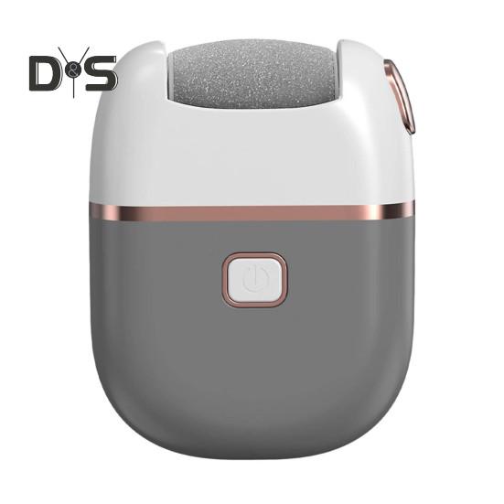 

Электрическая пилка для ног, удаляющая мозоли, перезаряжаемая, с ЖК-дисплеем, самоклеящиеся подушечки с 2 шлифовальными головками, набор для педикюра для мужчин и женщин Charging серый