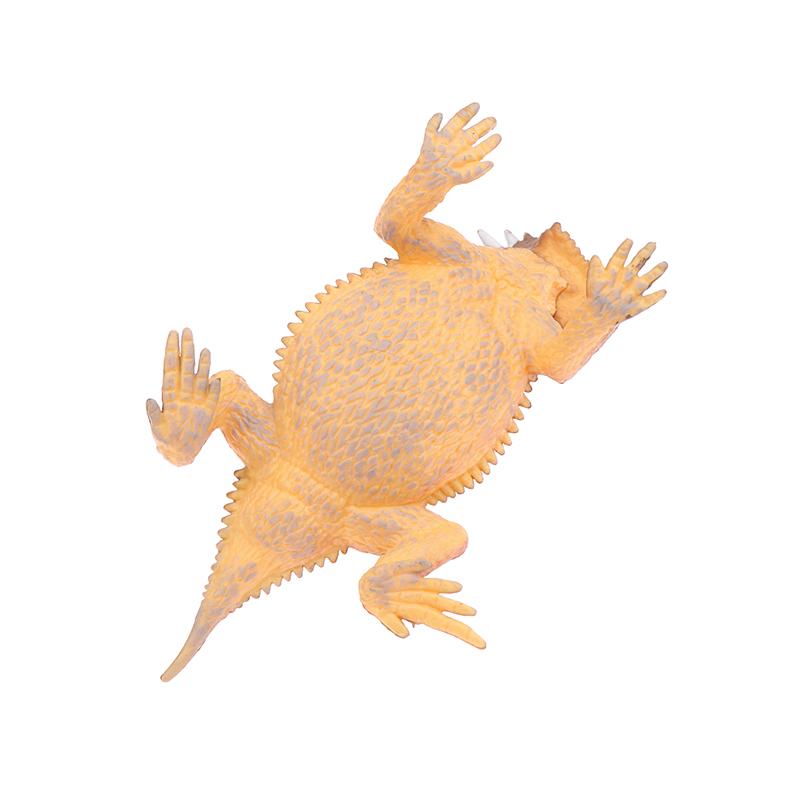 Horned Lizard Green Iguana Figurine Desktop Ornaments Action Figures Wildlife Educational Toy For Boys Girls