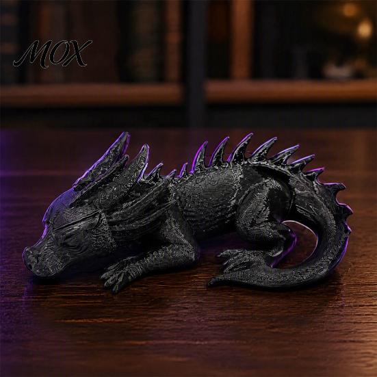 Sammler Drachenskulpturen 3D-gedruckte Babyfigurine, Niedliche schlafende Statue, Kreative einzigartige Geburtstagsgeschenke für Männer Frauen Fantasy-Figuren-Ornament