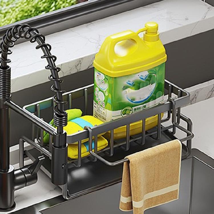 Kitchen Sink Sponge Organizer Multilayers Dish Cloth Storage Rack Kitcenwares