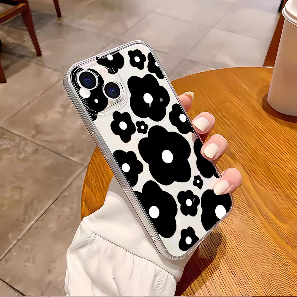 Summer Flower Apple 16 Mobile Phone Case Iphone17promax Mobile Phone Case 15 Transparent Case 14 Creative 11