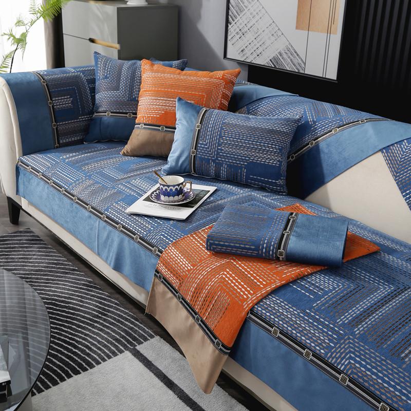 Плед противоскользящий чехол для дивана — фото 3