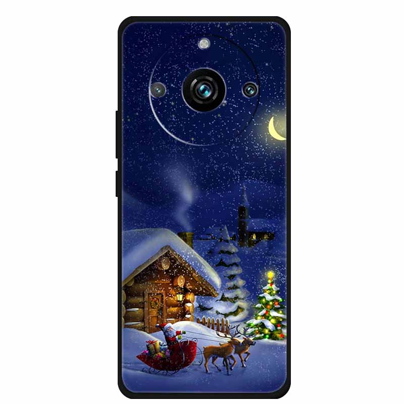 2024 Christmas Phone Cases For Realme 11 Pro Plus Case Soft TPU Silicone For Realme 11 Pro RMX3771 Shockproof Cover Bumper Funda