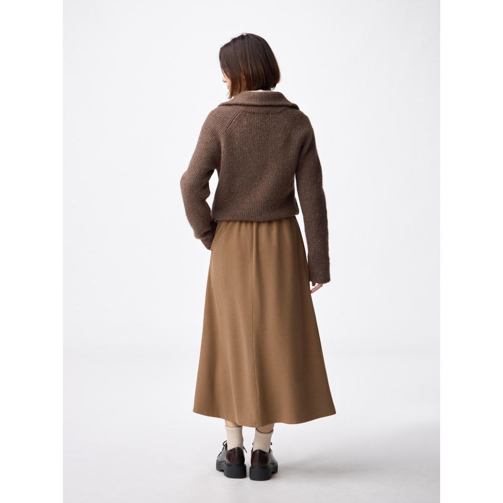 Uniqlo Gu Brushed Flare Skirt
