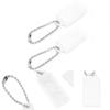 2pcs Portable Hearing Aid Amplifier Battery Caddy Plastic Button Storage Case Holder Box
