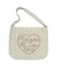 Roidesrois Maison Heart Floral Pattern Eco Bag (Olive)