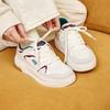 New Anta Life Collection Anti Slip Wear Resistant Low Top Skateboard Shoes Women's White Red Green 922348072-2