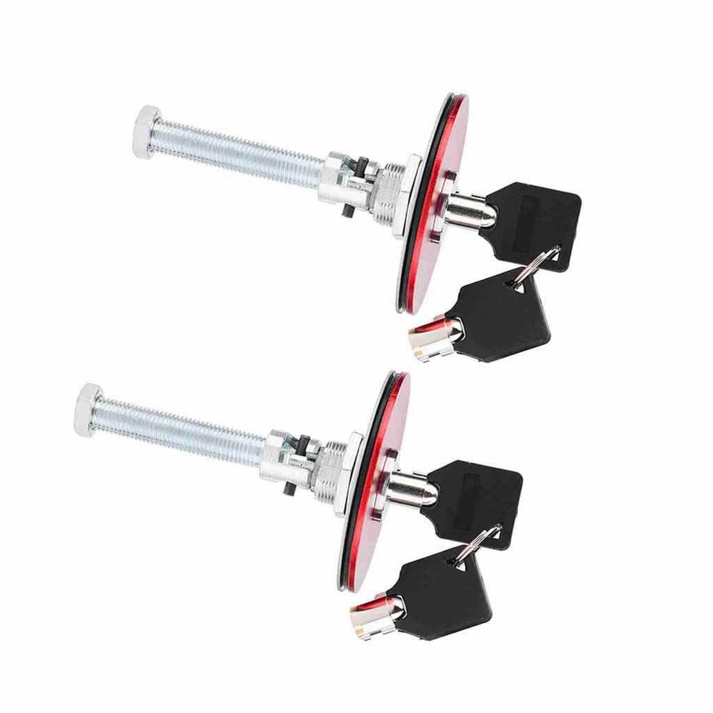 Auto Universal Motorhaubenabdeckung Schloss Schlüsselstift-Kit Sicherheitsriegelstift  (rot)