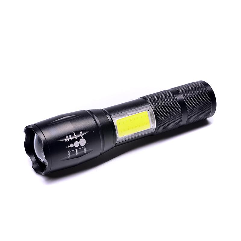 Strong tactical flashlight military zoom rechargeable ip67 searchlight father's day