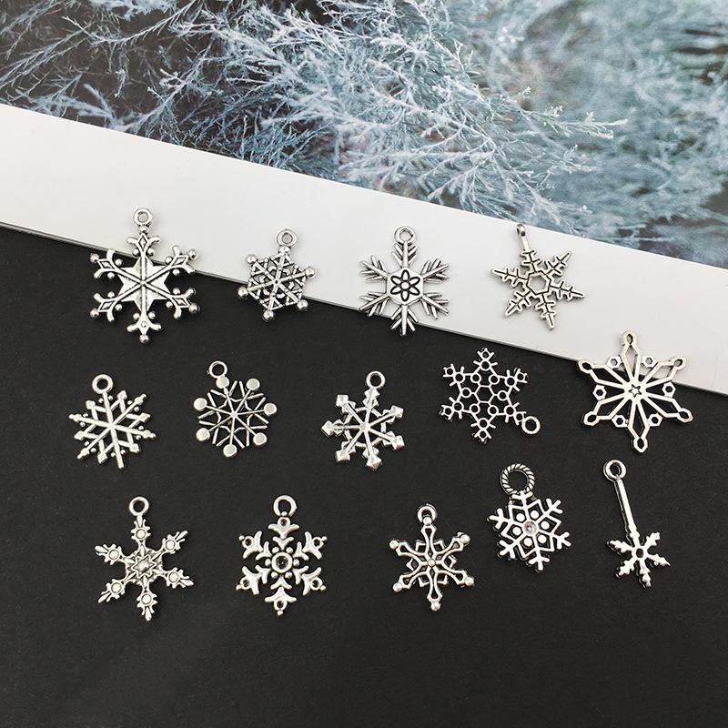 

Tibetan Silver Snowflake Charm for DIY Jewelry & Bracelets