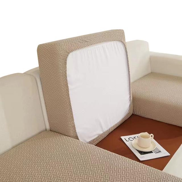 Sofa Seat Cushion Cover Elastic Thick Jacquard Sofa Seat Cover Sofa Cushion Cover L Shaped Sofa Cover
