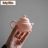 115ml Pink Jade Porcelain Teapot Boutique Tea Infuser Pot Tea Maker Kettle With Filter Chinese Tea Teaset Supplies Decoration