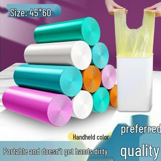 Strapazierfähige Küchenmüllsäcke in großer Größe - Dickes, reißfestes Design im Westenstil mit Griffen