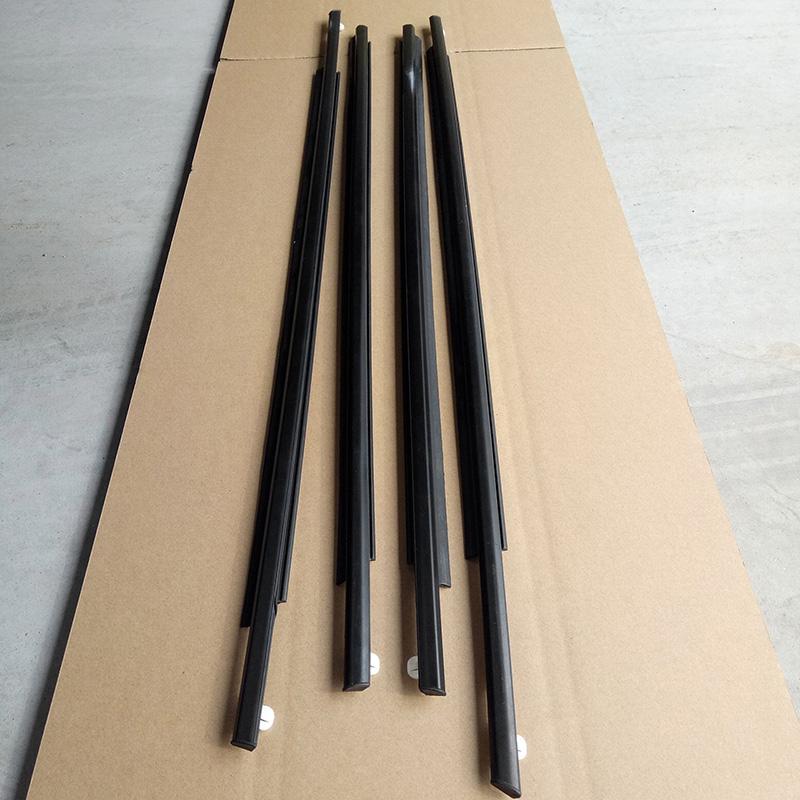 4 Teile/satz Autotür Fenster Glas Weatherstrips Wasserdichte Gummi Auto Dichtungen Streifen Fit Für Toyota Prius 2004-2009 Auto Zubehör