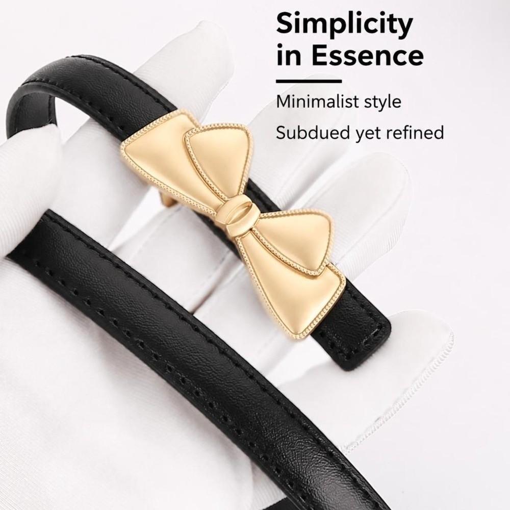 Adjustable Fit Women's Belt Bow Buckle Bow Buckle Belt New Waist Belt for Trousers