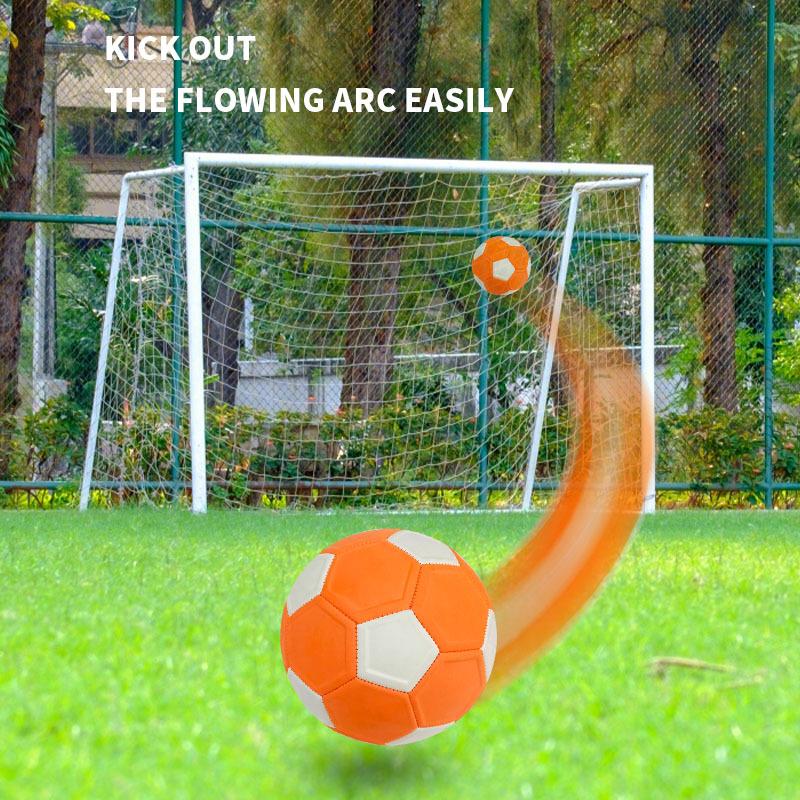 Size 5 Curve Soccer Ball Magic Football Swerve Training Toy High Visibility Outdoor Indoor Youth Football Toy Sports for Kids