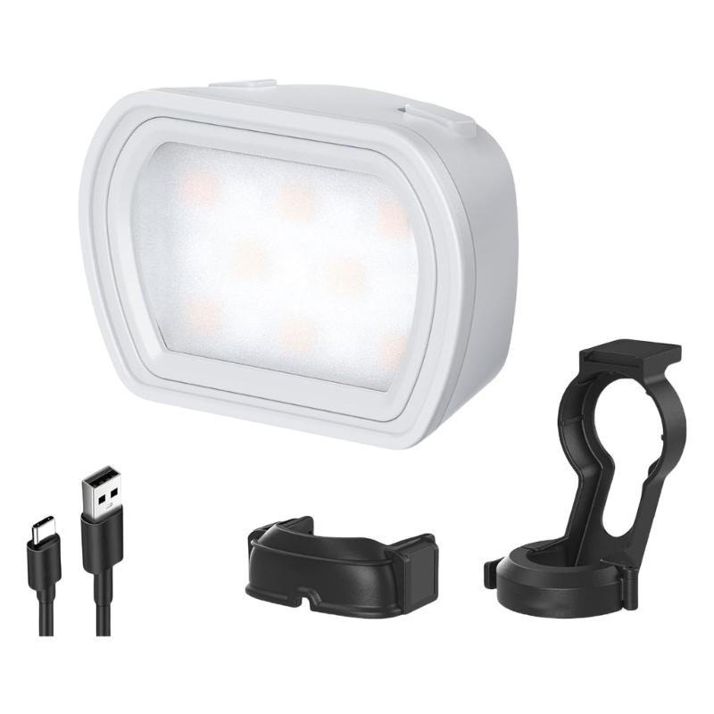 

Magnetic Snap On Fill Light With 3 Color Temperatures Rechargeable Portable for Pocket3 M21 Vloggings Photography 1