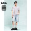 GXG Men's Letter Print Short Sleeve Round Neck T-Shirt