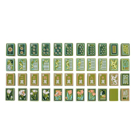 

Набор плиток для маджонга ручной росписи, 160 шт./набор, портативные американские плитки для маджонга, дорожные акриловые плитки для маджонга, подарок для любителей игры, коллекционеров искусства 160pcs