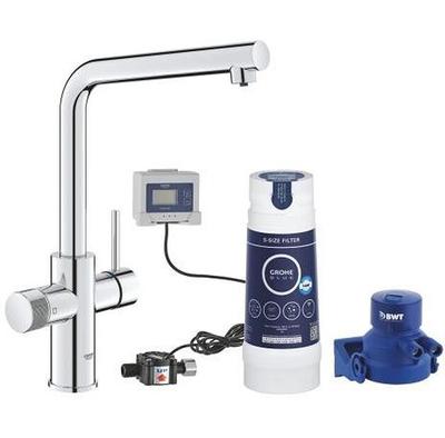 Blue Pure Vento Chrome Mixer 30560000