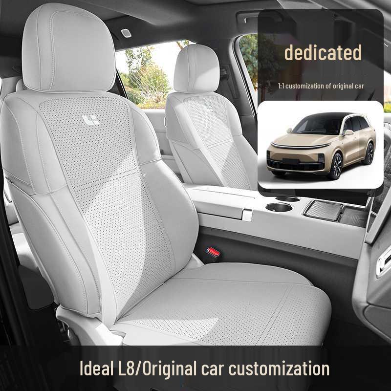 Ideal L8 Car Seat Cushion: Universal, Half-Surround, Suede, Suitable for Four to Six Seats, All-Season Use.