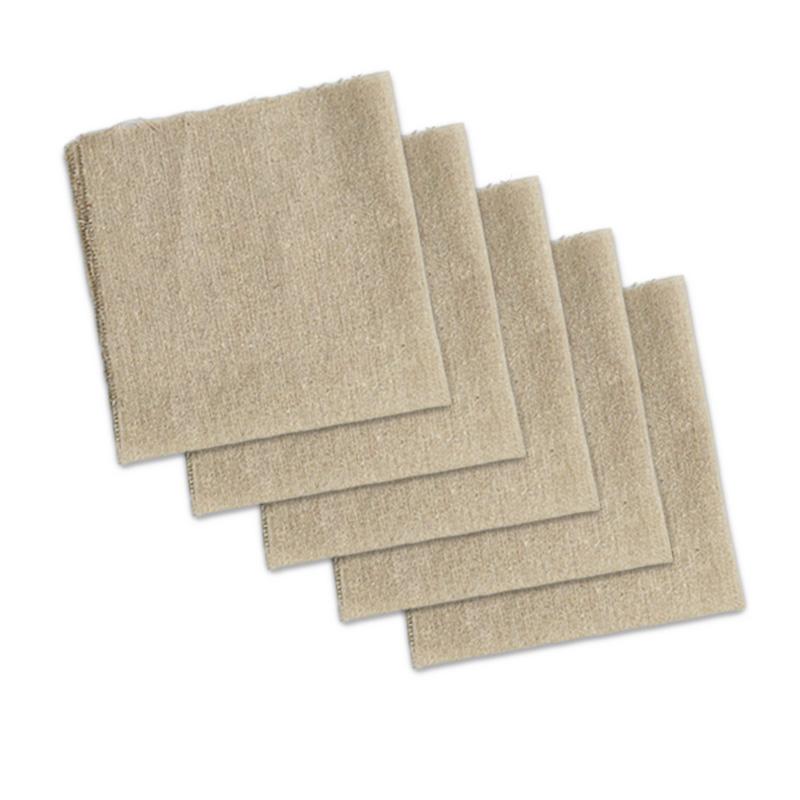 

5 штук льняной ткани, квадратная вышитая ткань, подходит для шитья своими руками, ткани для лепки из глины и декора. 50X50cm