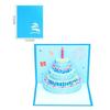 Artistic Popup Birthday Card 3D Cake Greeting Card Stylish Party Invitation Card for Birthdays and Festives Gatherings