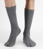 WIOIW Men's Two-Toe Tabi Socks, Cotton, for Sports, Commuting, and School, Set of 4