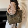 Women's Shoulder Bag Large Capacity Leopard Print Tote Bag