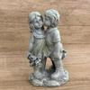 Boy And Girl Kiss Sculpture Creative Home Living Room Decoration Ornament Fairy Tale Garden Decoration Doll Valentine's Day Gift