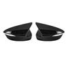 For Mazda CX-5 CX-3 CX-4 Car Rearview Side Mirror Cover Wing Cap Horn Exterior Door Rear View Case Trim Sticker Carbon Fiber