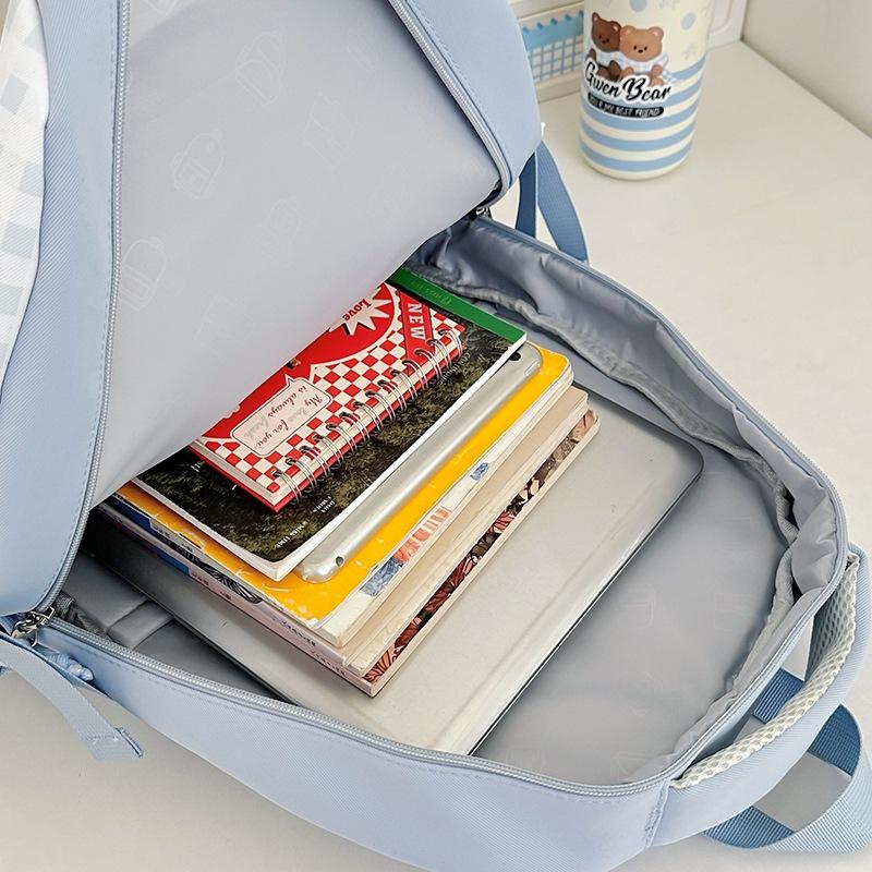 Schoolbag Small School Bag Girls Versatile Backpack Ins Mori High School Student Treasure Mini Backpack Light and Large Capacity